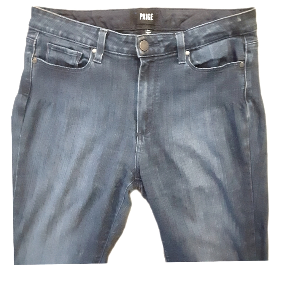 PAIGE JEANS HOXTON ANKLE WOMENS SZ 30 CROPPED STRETCH SKINNY